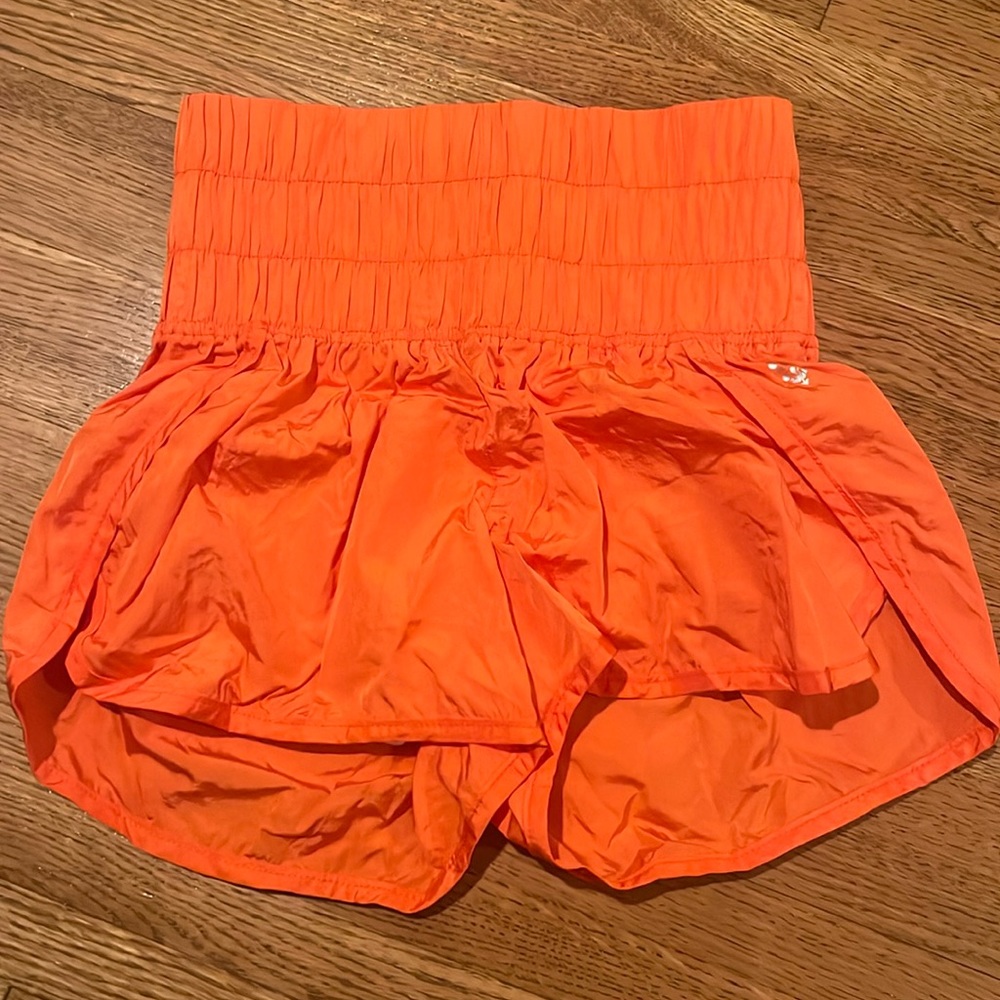 Orange Free People movement shorts